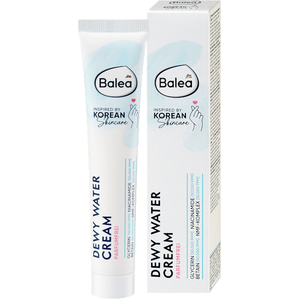Feuchtigkeitscreme Dewy Water, korean skincare balea Balea