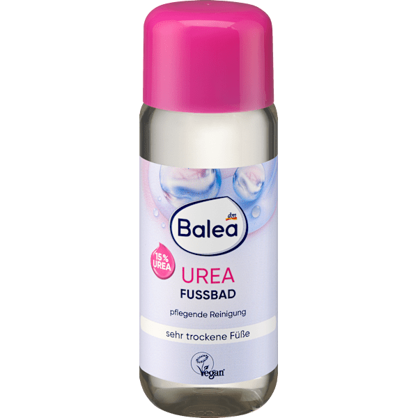 Fußbad sehr trockene Füße mit Urea Balea
