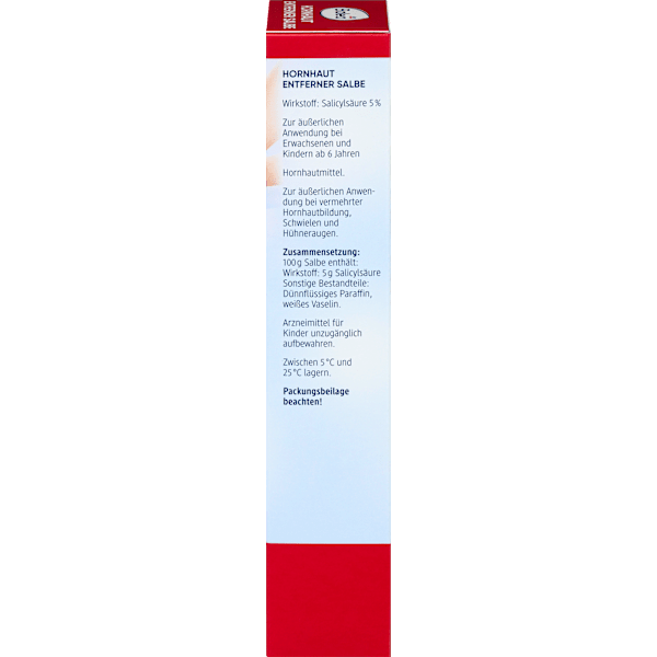 Fußcreme Hornhautentferner Salbe Balea