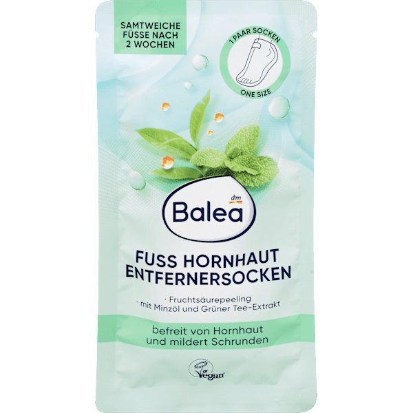 Fußmaske Socken Hornhaut Entferner (1 Paar) Balea