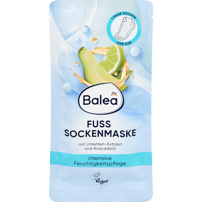 Balea Foot mask socks, intensive moisturizing care (1 pair), 2 pieces