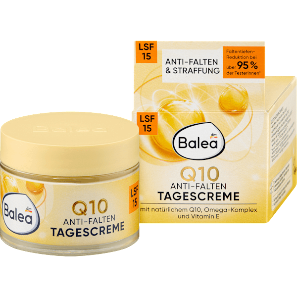 Gesichtscreme Anti-Falten Q10 LSF 15 Balea