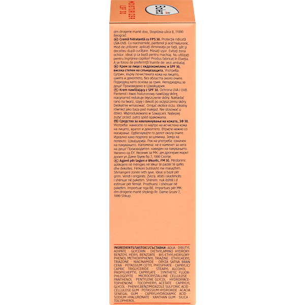 Gesichtscreme be you moisturizer, LSF 30 Balea