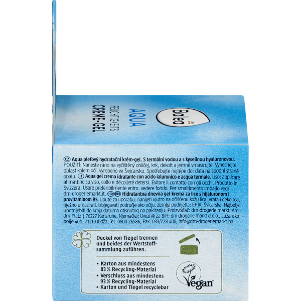 Gesichtscreme Gel Aqua Balea