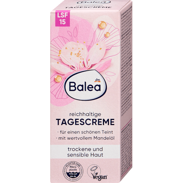 Gesichtscreme reichhaltig LSF 15 Balea