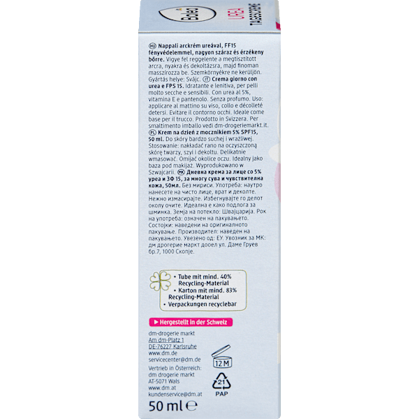 Gesichtscreme Urea LSF 15 Balea