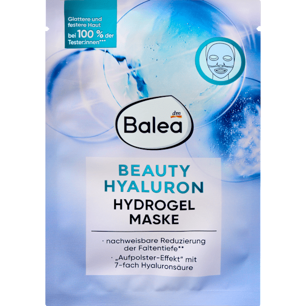 Gesichtsmaske Beauty Hyaluron Hydrogel Balea