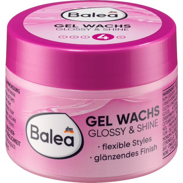 Haargel Glossy & Shine Glanz Wachs Balea