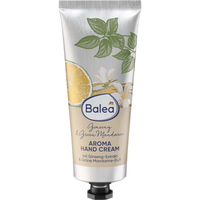 Balea Hand cream Ginseng & Green Mandarin, 75 ml