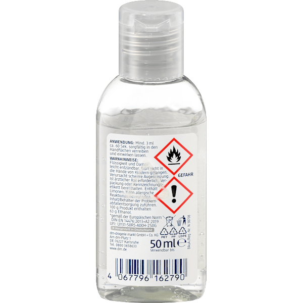 Handhygiene Gel, Reisegröße Balea