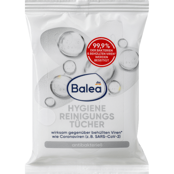 Hygiene Reinigungstücher, Reisegröße Balea