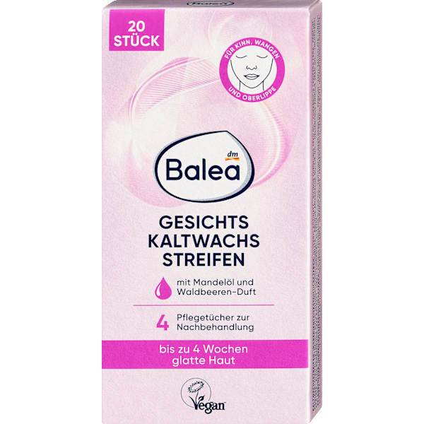 Kaltwachsstreifen Gesicht Balea