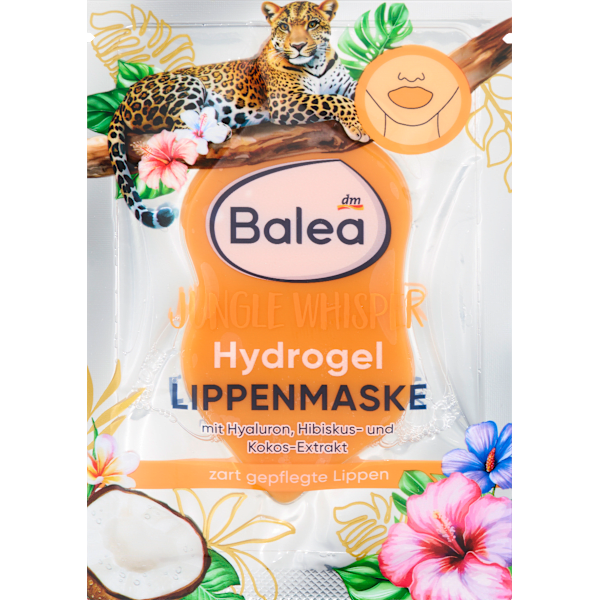 Lippenmaske Hydrogel orange, Jungle Whisper Balea