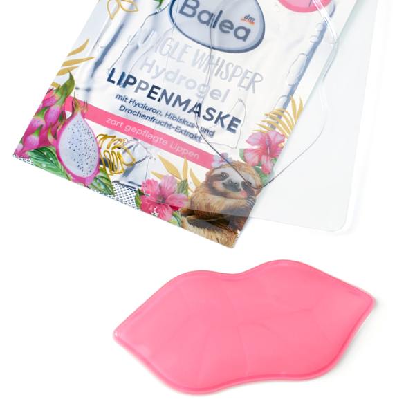 Lippenmaske Hydrogel rosa, Jungle Whisper Balea