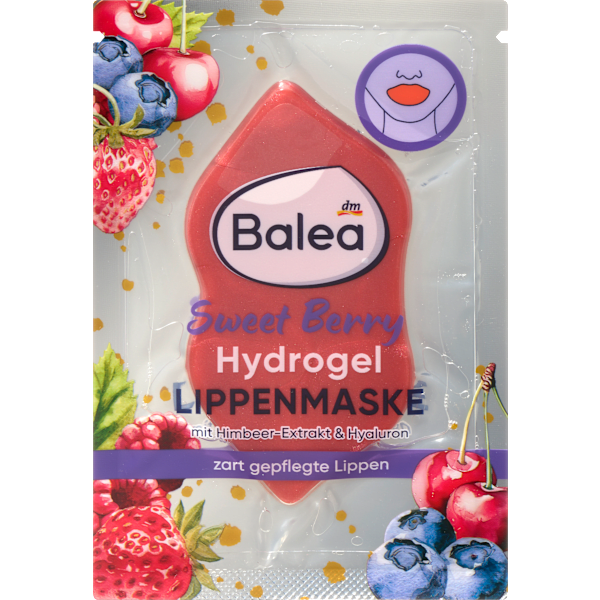 Lippenmaske Hydrogel Sweet Berry Balea