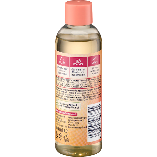 Massageöl Sweet Harmony Balea