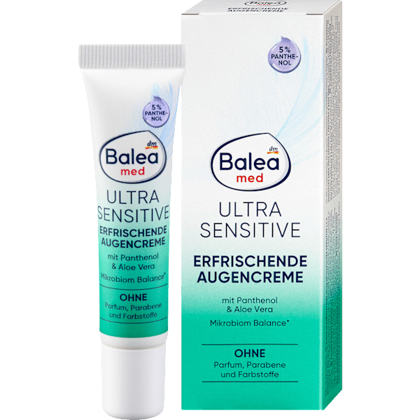 Augencreme erfrischend ultra sensitive Balea med