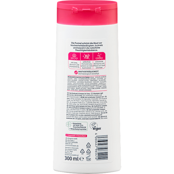 Duschgel & Shampoo 5% Urea 2in1 Balea med