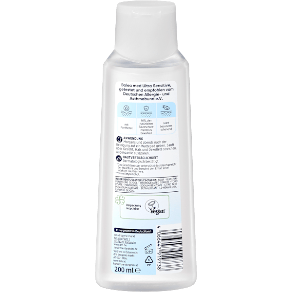 Gesichtswasser Ultra Sensitive Balea med