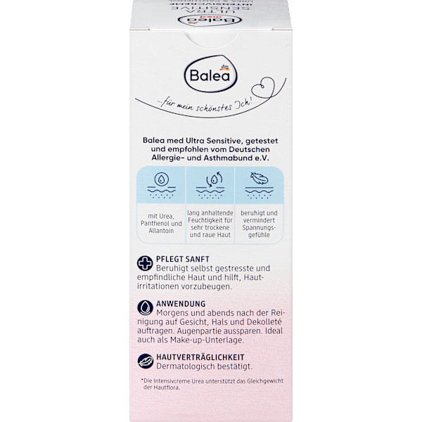 Intensivcreme Ultra Sensitive 7% Urea + Panthenol Balea med