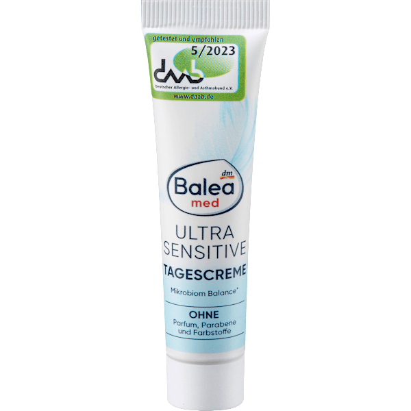 Tagescreme Ultra Sensitive, Reisegröße Balea med
