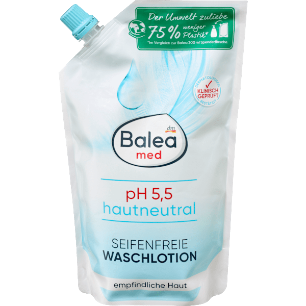 Waschlotion seifenfrei & hautneutral, Nachfüllpack Balea med