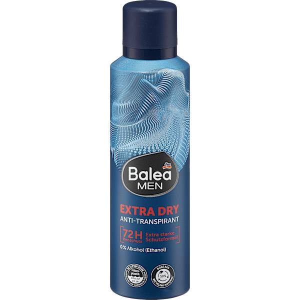 Antitranspirant Deospray Extra Dry Balea MEN