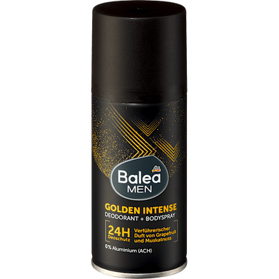 Balea MEN Deodorant spray Golden Intense, 150 ml