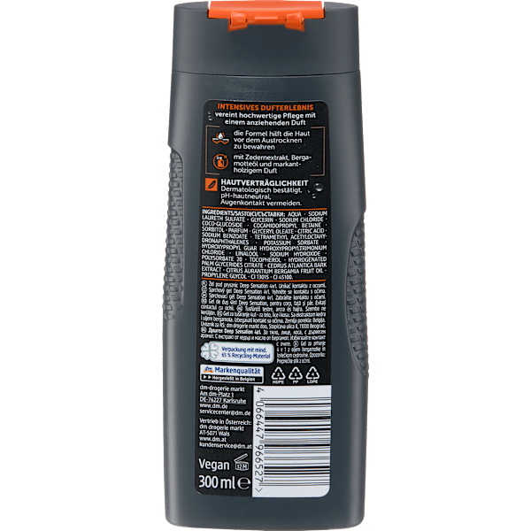 Duschgel Deep Sensation 4in1 Balea MEN