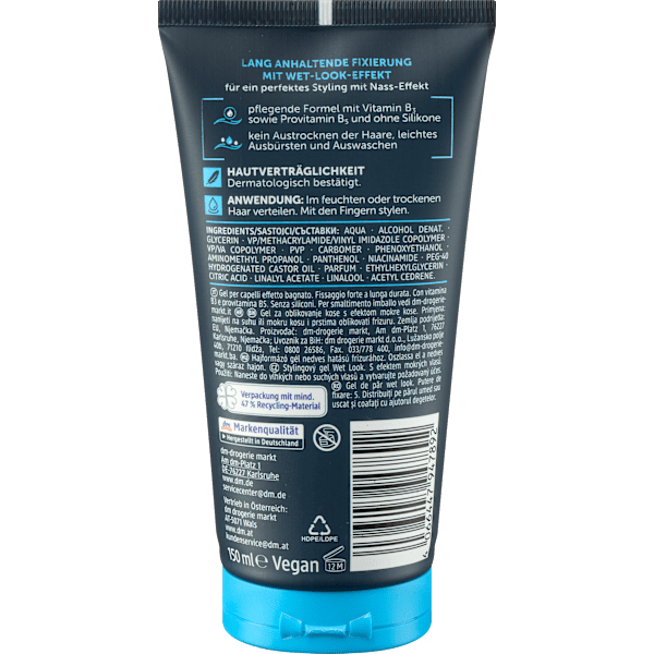 Haargel Wet Look Balea MEN