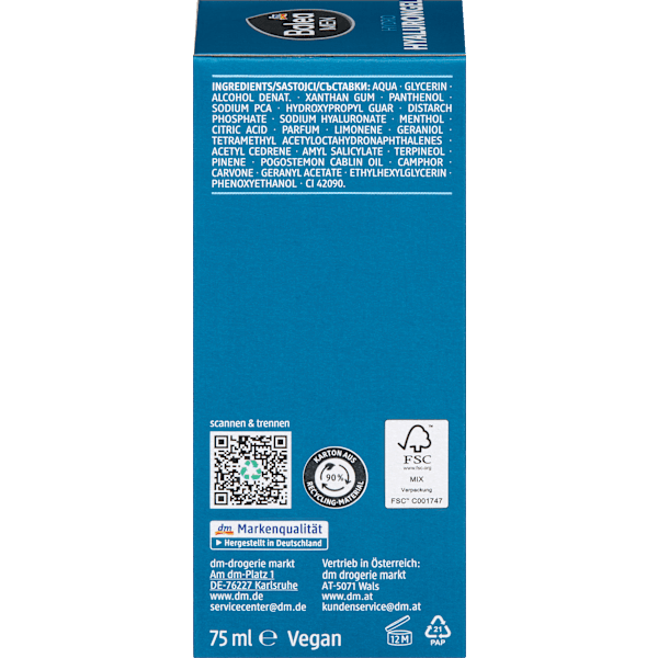 Hyaluron Hydrogel Balea MEN
