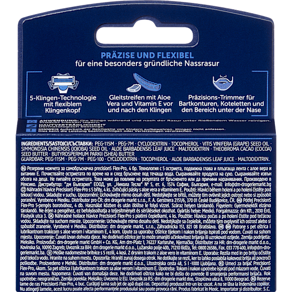 Rasierklingen, precision5 Flex-Pro Balea MEN