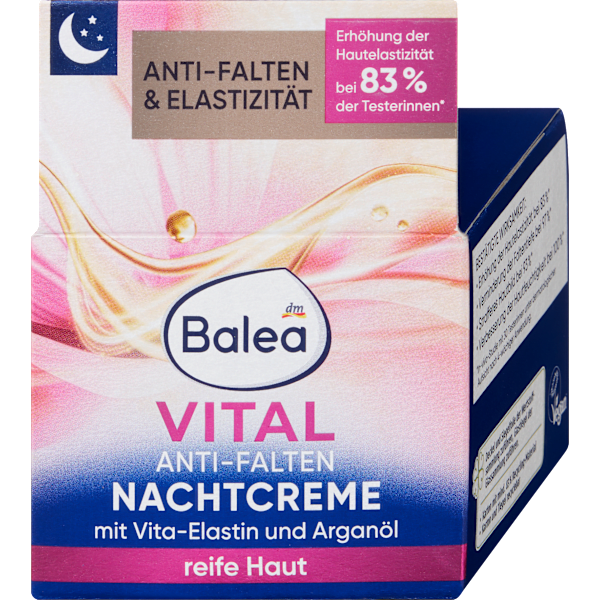 Nachtcreme Anti Falten Vital regenerierend Balea