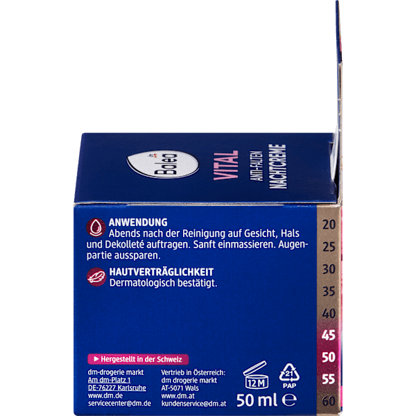 Nachtcreme Anti Falten Vital regenerierend Balea