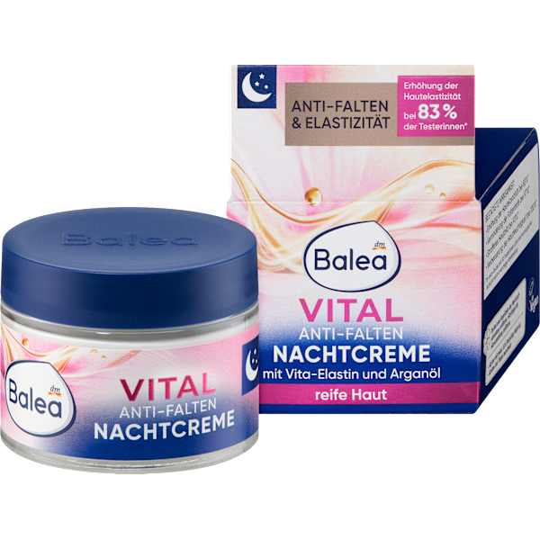 Nachtcreme Anti Falten Vital regenerierend Balea