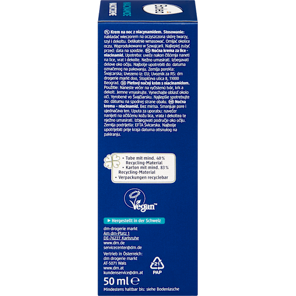 Nachtcreme Niacinamide Balea