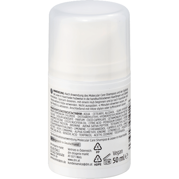 Leave-In Haarmaske Molecular Care Balea PROFESSIONAL