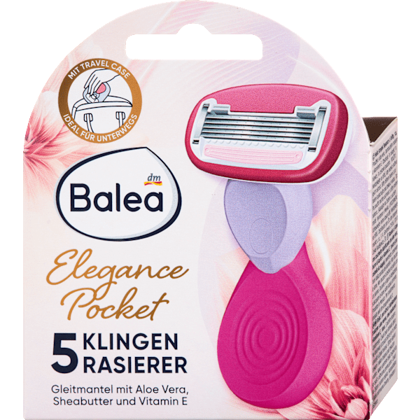 Rasierer Elegance Pocket, Reisegröße Balea