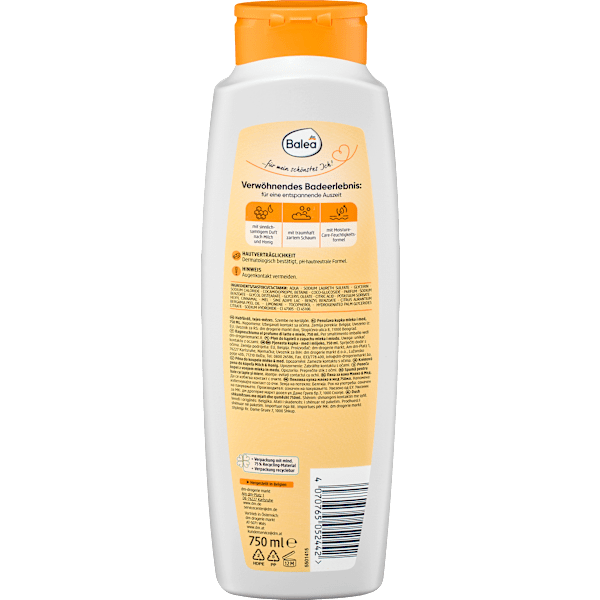 Schaumbad Milch & Honig Balea