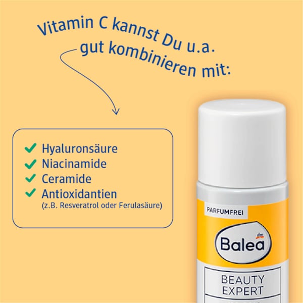 Serum Beauty Expert Vitamin C Serum-Creme LSF 30 Balea