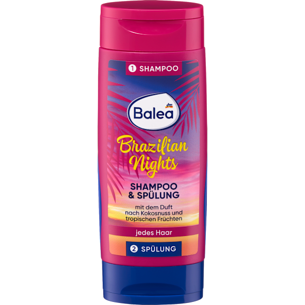 Shampoo & Conditioner Brazilian Nights, Twinpack (2x50 ml), Reisegröße Balea