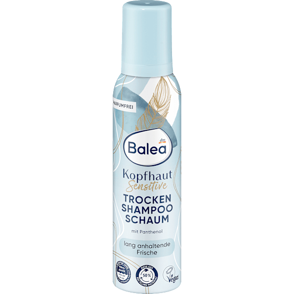 Trockenshampoo Schaum Kopfhaut Sensitive Balea