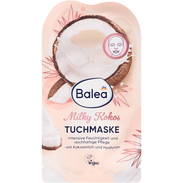 Tuchmaske Milky Kokos Balea