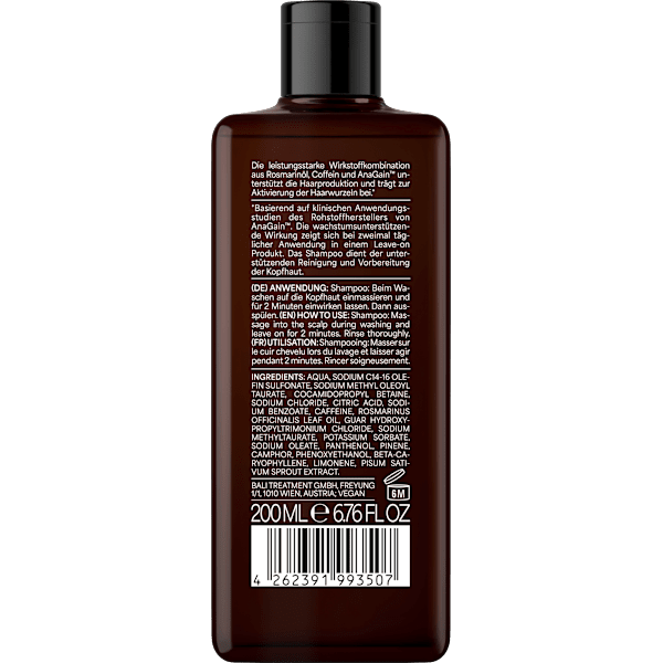 Shampoo Coffein Activator BALI GENTS