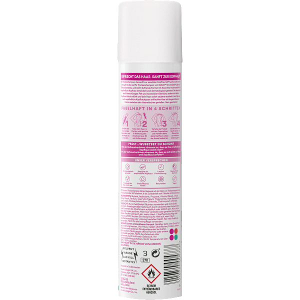 Trockenshampoo Sensible Kopfhaut, leichter Duft Batiste