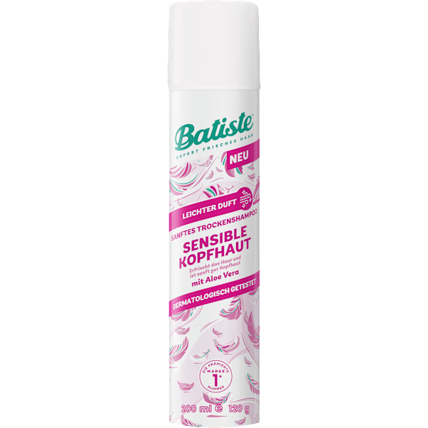 Trockenshampoo Sensible Kopfhaut, leichter Duft Batiste