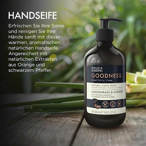 Flüssigseife Goodness Lemongrass & Ginger Baylis & Harding