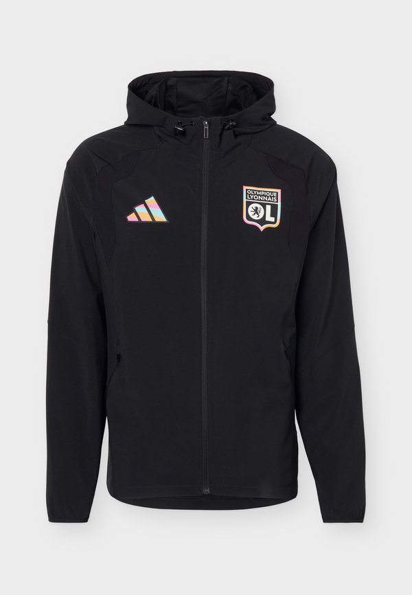 adidas Performance OLYMPIQUE LYON TIRO TRAVEL  - Club wear - black