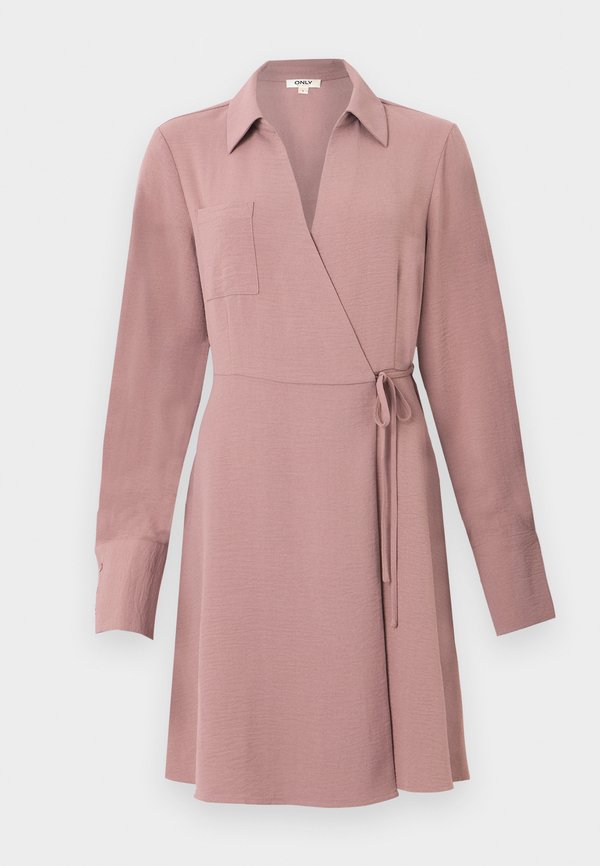 ONLY ONLLYDIA V NECK WRAP DRESS