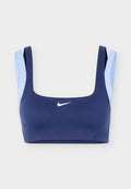 Nike Performance BRA - Light support sports bra - midnight navy/aluminum/white